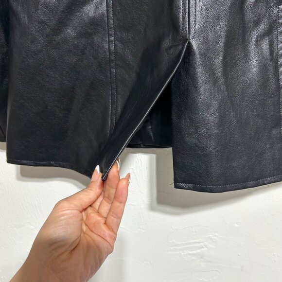 Oyrosy Womens Large Genuine black fringed Jacket Blazer Casual - Picture 7 of 11